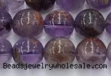 CPC665 15.5 inches 6mm round purple phantom quartz beads wholesale