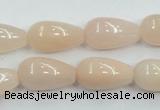 CPI03 15.5 inches 10*20mm teardrop pink aventurine jade beads