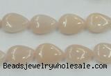 CPI04 15.5 inches 10*14mm flat teardrop pink aventurine jade beads