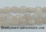 CPI07 15.5 inches 8*10mm oval pink aventurine jade beads wholesale