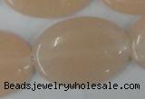 CPI153 15.5 inches 25*35mm oval pink aventurine jade beads