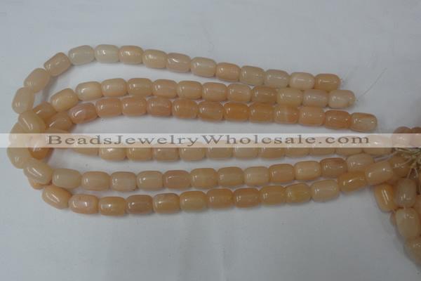 CPI160 15.5 inches 10*14mm drum pink aventurine jade beads