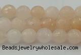 CPI210 15.5 inches 4mm faceted round pink aventurine jade beads