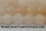 CPI211 15.5 inches 6mm faceted round pink aventurine jade beads