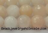 CPI213 15.5 inches 10mm faceted round pink aventurine jade beads