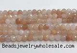 CPI216 15.5 inches 6mm faceted round pink aventurine jade beads wholesale