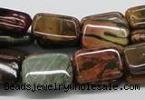 CPJ10 15.5 inches 13*18mm rectangle picasso jasper beads wholesale