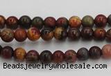 CPJ101 15.5 inches 6mm round picasso jasper gemstone beads wholesale