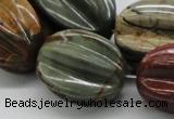 CPJ14 15.5 inches multi size starfruit shaped picasso jasper beads wholesale