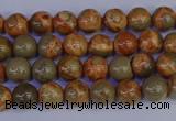 CPJ460 15.5 inches 4mm round African picture jasper beads