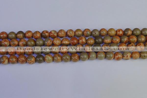 CPJ463 15.5 inches 10mm round African picture jasper beads