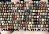 CPJ480 15.5 inches 4mm round polychrome jasper beads wholesale