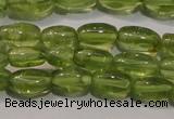 CPO111 15 inches 4*7mm rice natural peridot beads wholesale