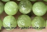 CPO45 15.5 inches 8mm round natural olivine gemstone beads