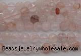 CPQ202 15.5 inches 6mm faceted round natural pink quartz beads