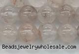 CPQ251 15.5 inches 6mm round natural pink quartz beads wholesale