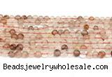 CPQ340 15.5 inches 4mm round pink quartz gemstone beads