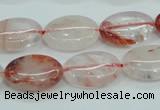 CPQ45 15.5 inches 13*18mm oval natural pink quartz beads