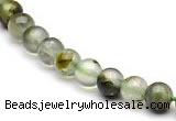 CPR01 AB grade 6mm round natural prehnite stone beads Wholesale