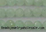 CPR114 15.5 inches 12mm faceted round natural prehnite beads wholesale