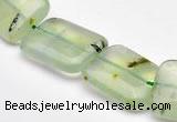 CPR15 A grade 15*20mm rectangle natural Prehnite gemstone beads