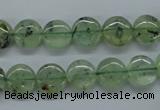 CPR212 15.5 inches 12mm flat round natural prehnite beads wholesale