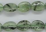 CPR222 15.5 inches 12*16mm oval natural prehnite beads wholesale