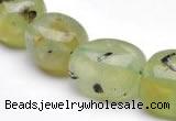 CPR23 A grade 12*18mm pebble shape natural Prehnite stone beads