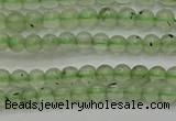 CPR310 15.5 inches 4mm round natural prehnite gemstone beads