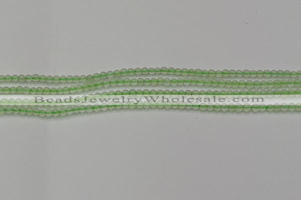 CPR320 15.5 inches 3mm round natural prehnite gemstone beads