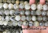 CPR355 15.5 inches 14mm faceted round prehnite beads wholesale