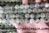 CPR360 15.5 inches 12mm faceted round prehnite beads wholesale