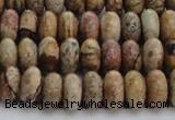 CPT271 15.5 inches 6*10mm rondelle picture jasper beads wholesale