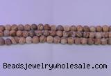 CPT522 15.5 inches 8mm round matte picture jasper beads