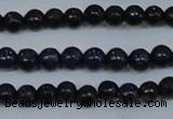 CPY770 15.5 inches 4mm round pyrite gemstone beads wholesale