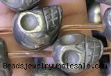 CPY825 15.5 inches 12*14*14mm skull pyrite gemstone beads