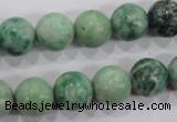 CQJ05 15.5 inches 12mm round Qinghai jade beads wholesale