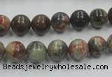 CRA01 15.5 inches 8mm round natural rainforest agate gemstone beads