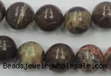 CRA05 15.5 inches 16mm round natural rainforest agate gemstone beads