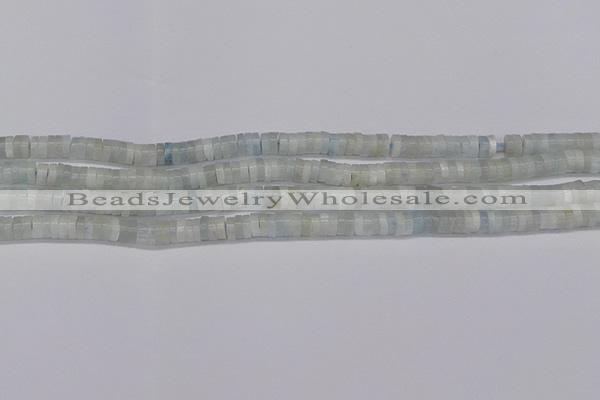 CRB1000 15.5 inches 2*4mm heishi aquamarine beads wholesale