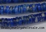 CRB1027 15.5 inches 2*6mm heishi lapis lazuli beads wholesale