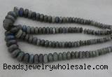 CRB1114 15.5 inches 5*8mm - 9*18mm rondelle labradorite beads