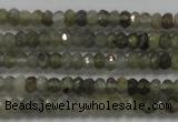 CRB118 15.5 inches 3*5mm faceted rondelle labradorite beads