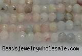 CRB1201 15.5 inches 3*4mm faceted rondelle morganite beads