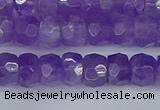 CRB1275 15.5 inches 5*8mm faceted rondelle lavender amethyst beads