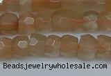 CRB1468 15.5 inches 4*6mm faceted rondelle moonstone beads