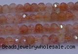 CRB1872 15.5 inches 2*3mm faceted rondelle sunstone beads