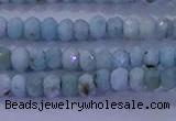 CRB1893 15.5 inches 2*3mm faceted rondelle larimar beads