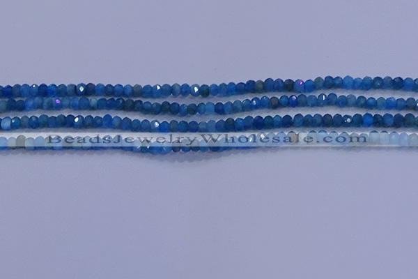 CRB1901 15.5 inches 2.5*4mm faceted rondelle apatite beads