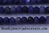 CRB1904 15.5 inches 2.5*4mm faceted rondelle sapphire beads